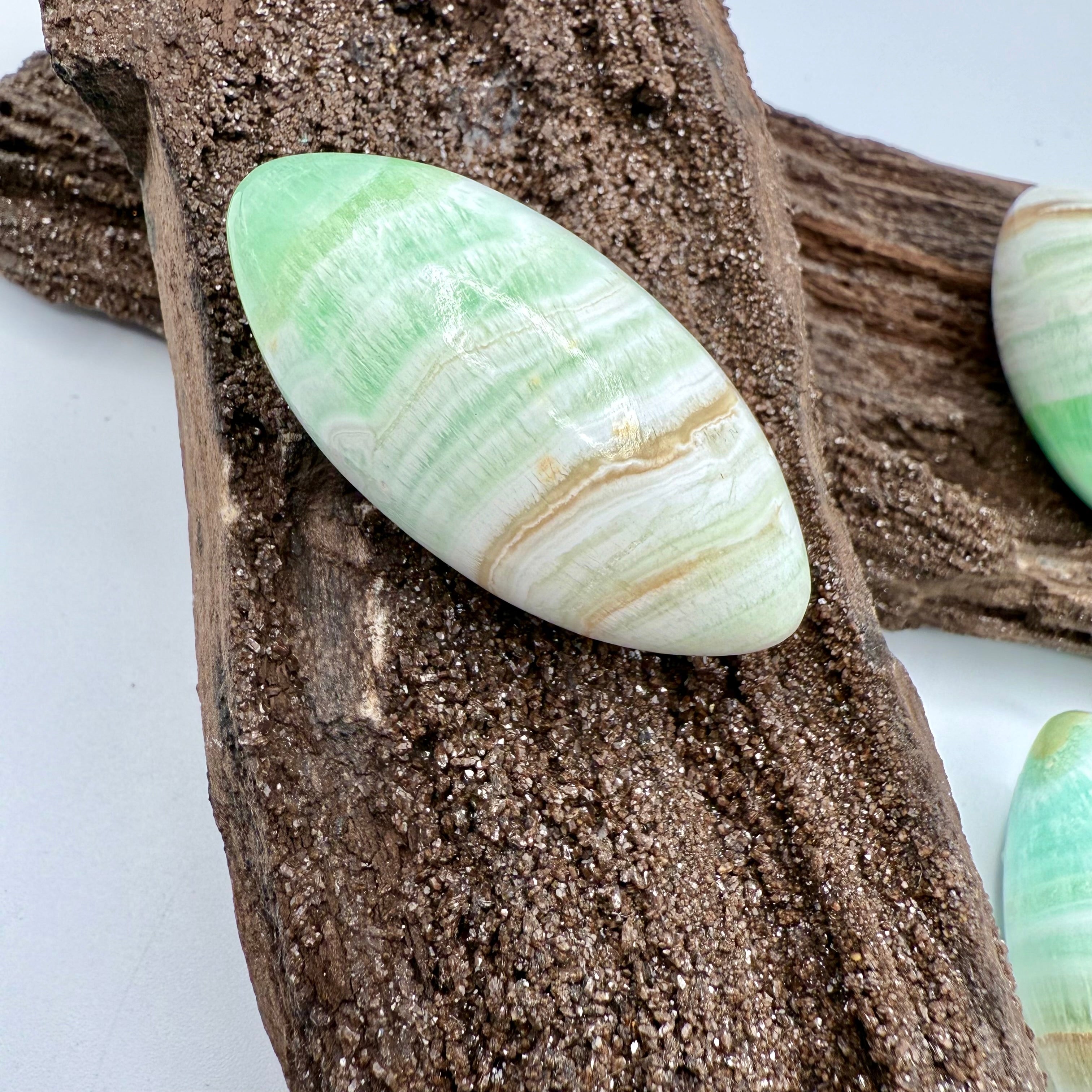 Carribean Calcite Shiva Lingam - 2inch