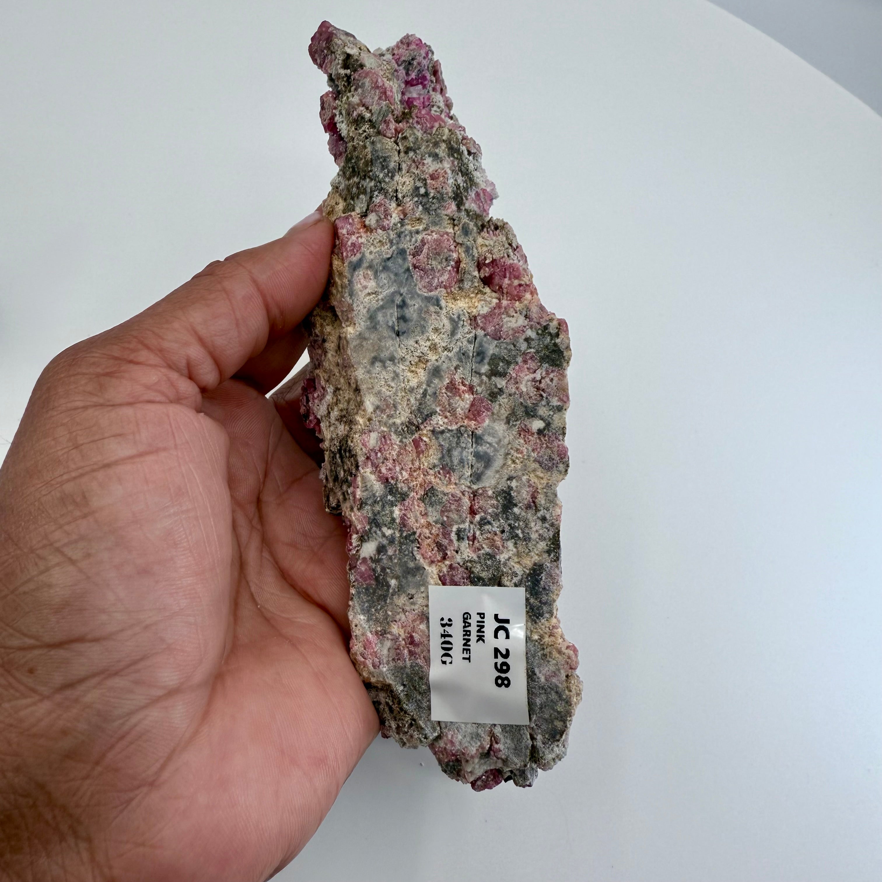 Raspberry Grossular Garnet 16x5cm