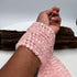 Pink Selenite Bead Strand 8mm Round [DA26]