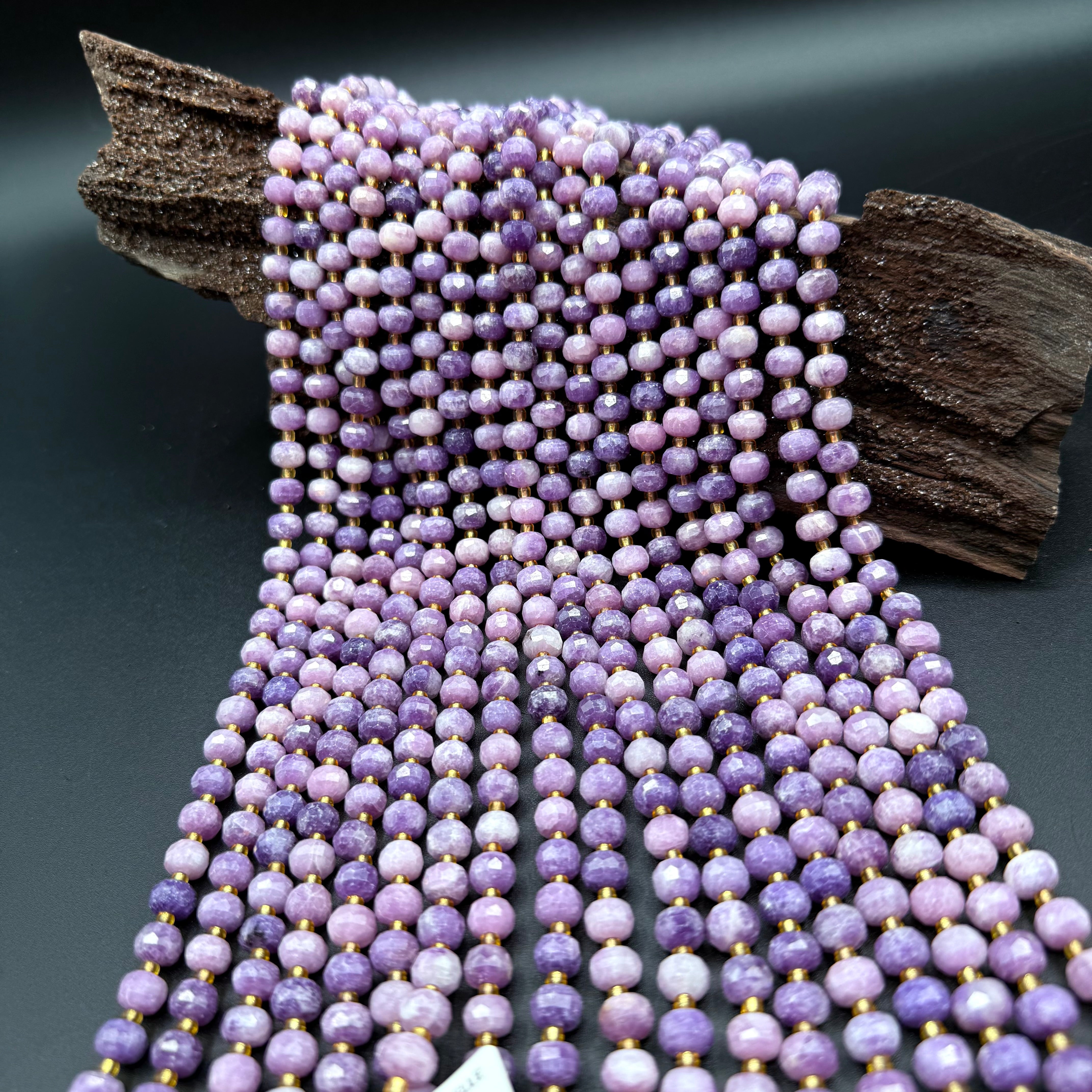 Roundelle Lepidolite 8mm