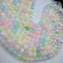 Light Candy Selenite Bead Strand 8mm Round [YK26]