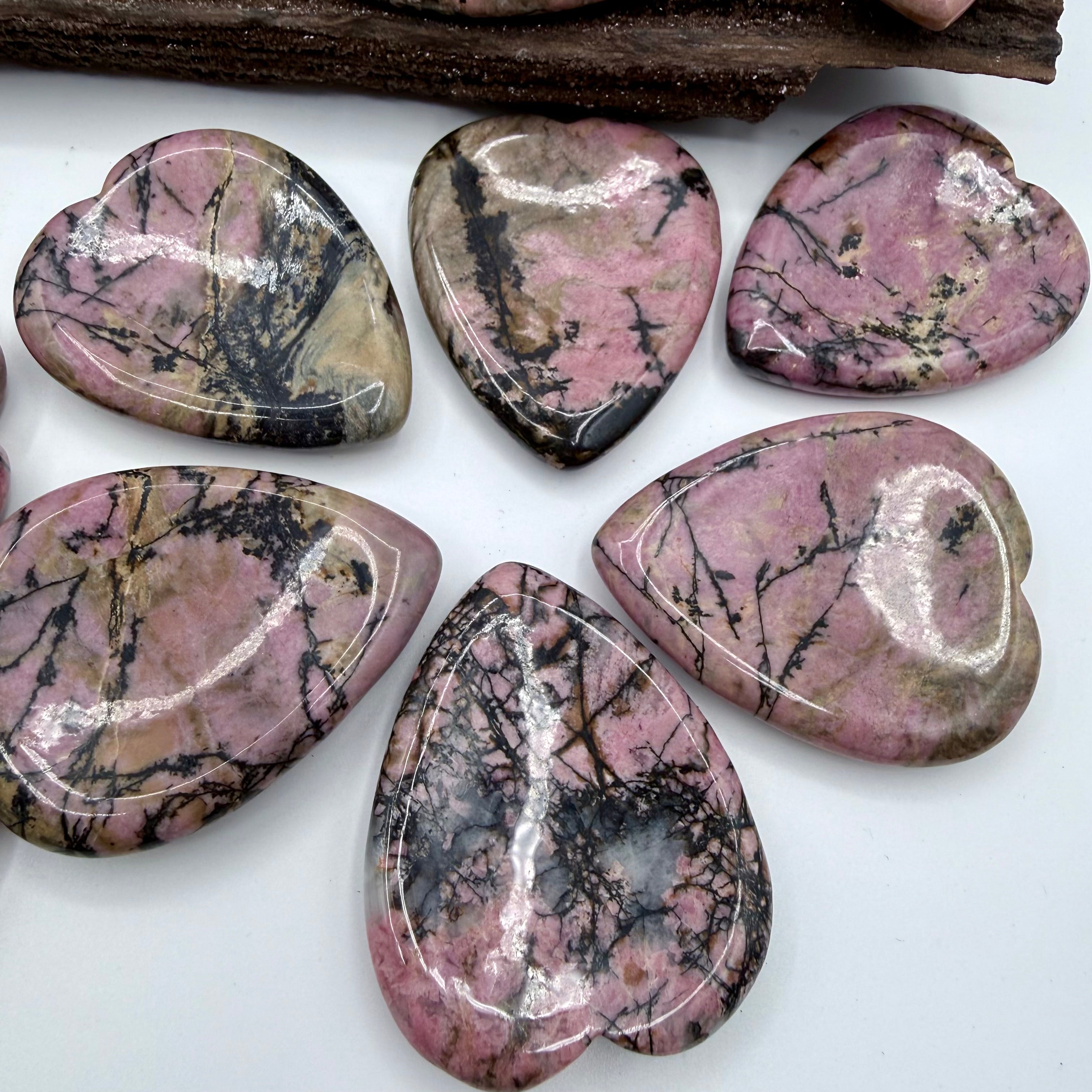 Rhodonite Calming Stones 40g Intuitively Picked