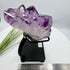Amethyst Cluster with Gold Goethite Fan Rutile