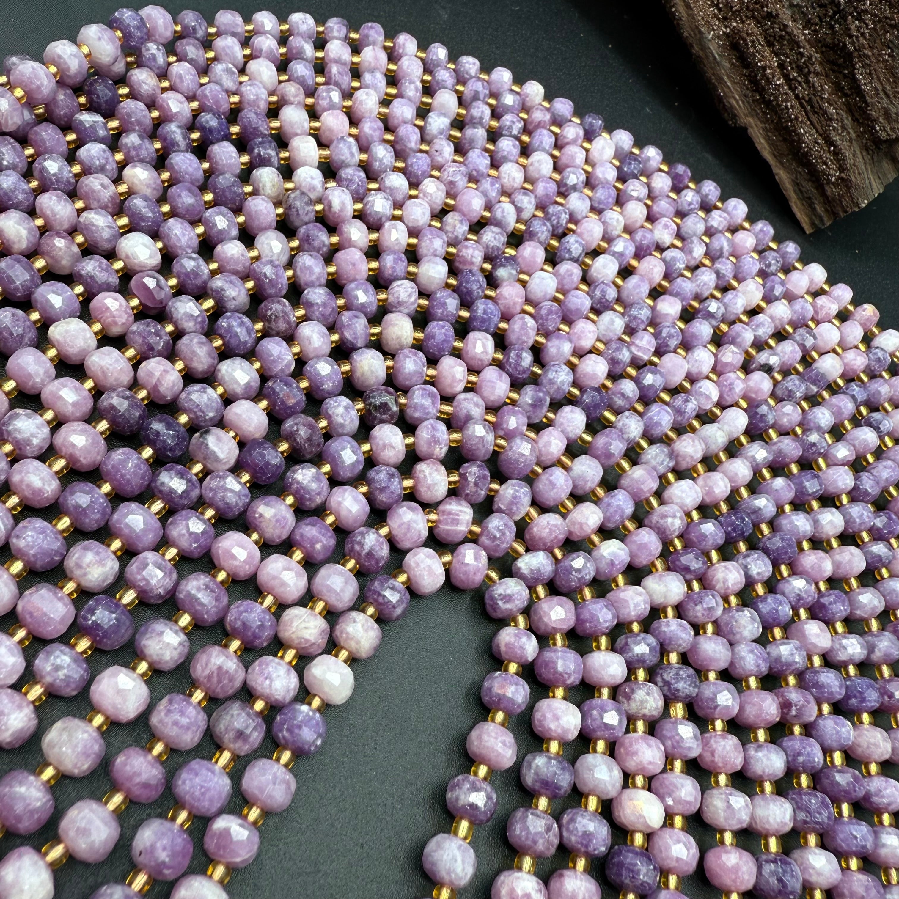 Roundelle Lepidolite 8mm