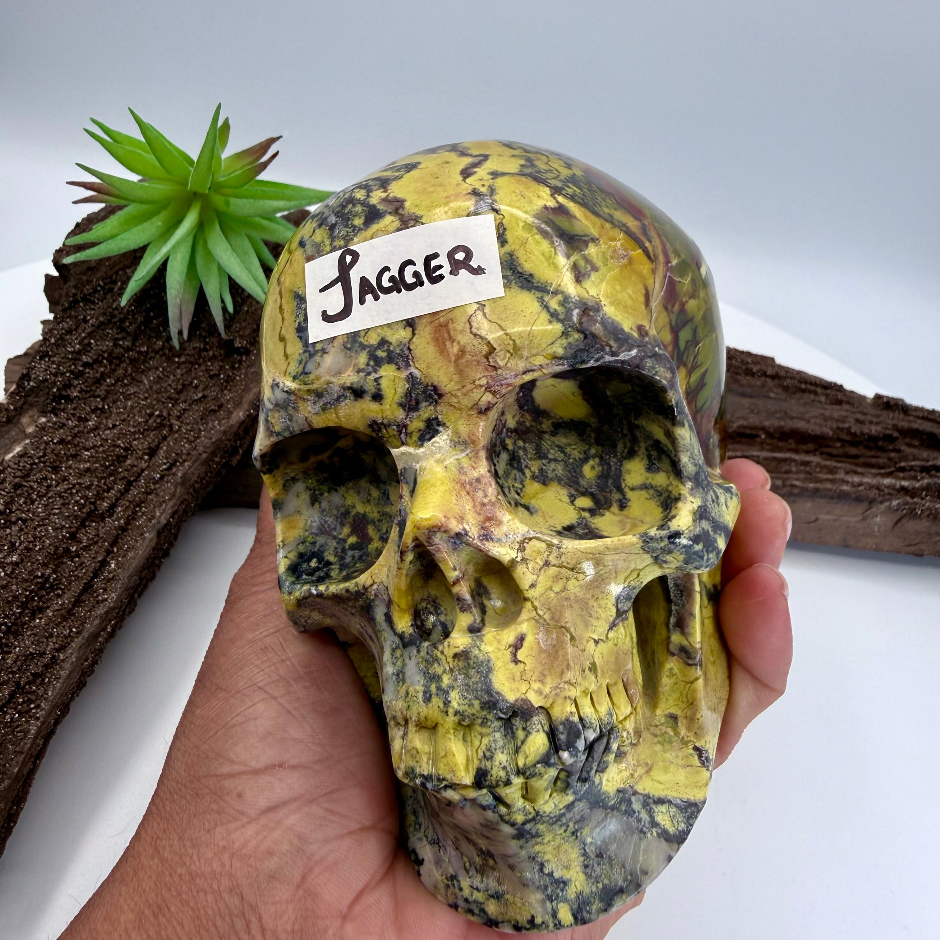 Jagger Hiso Jasper 5 inch Skull
