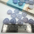 Blue Turkish Chalcedony Hearts 10g