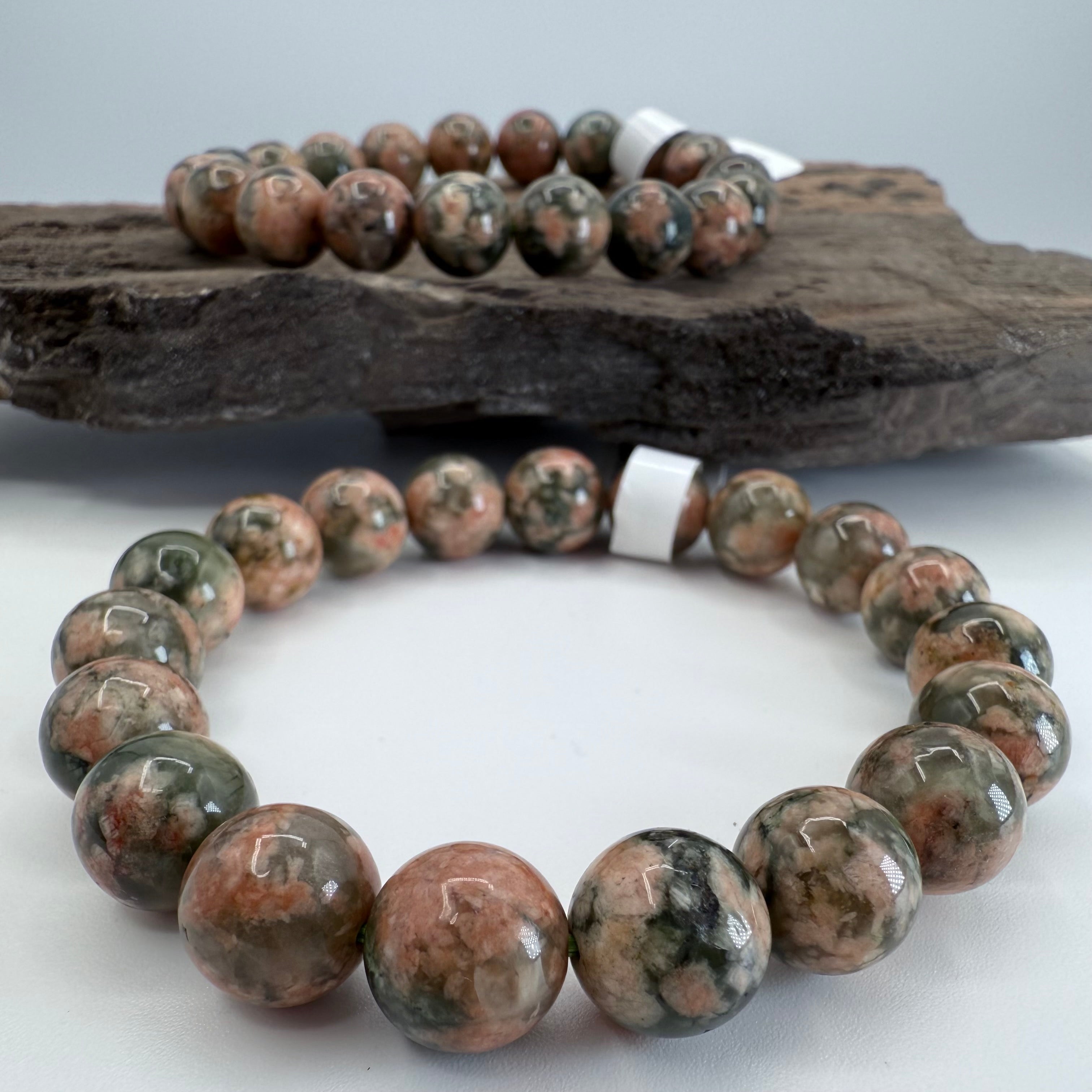 Cherry Blossom Agate 10mm Bracelet [DG29]