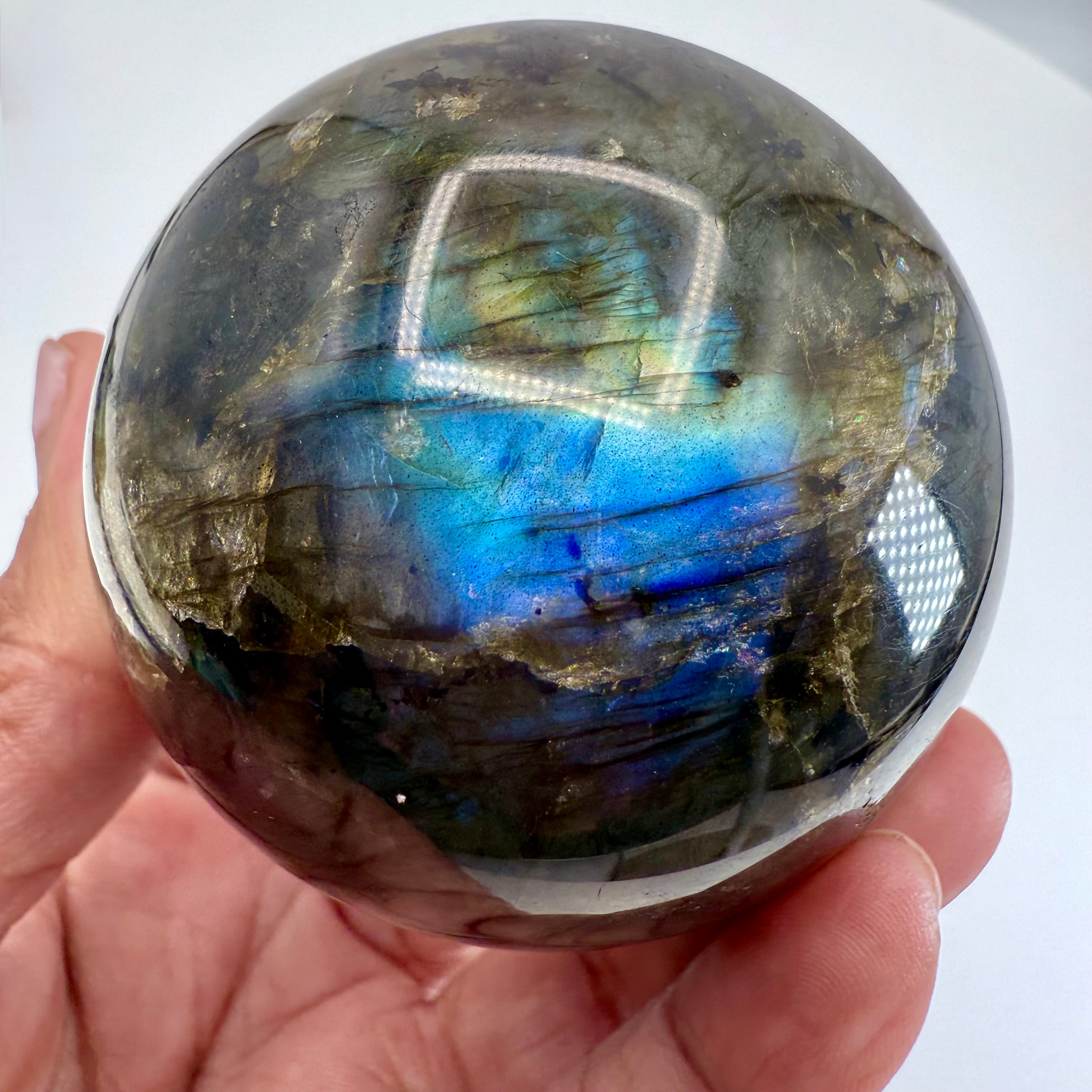 Labradorite Sphere 64mm