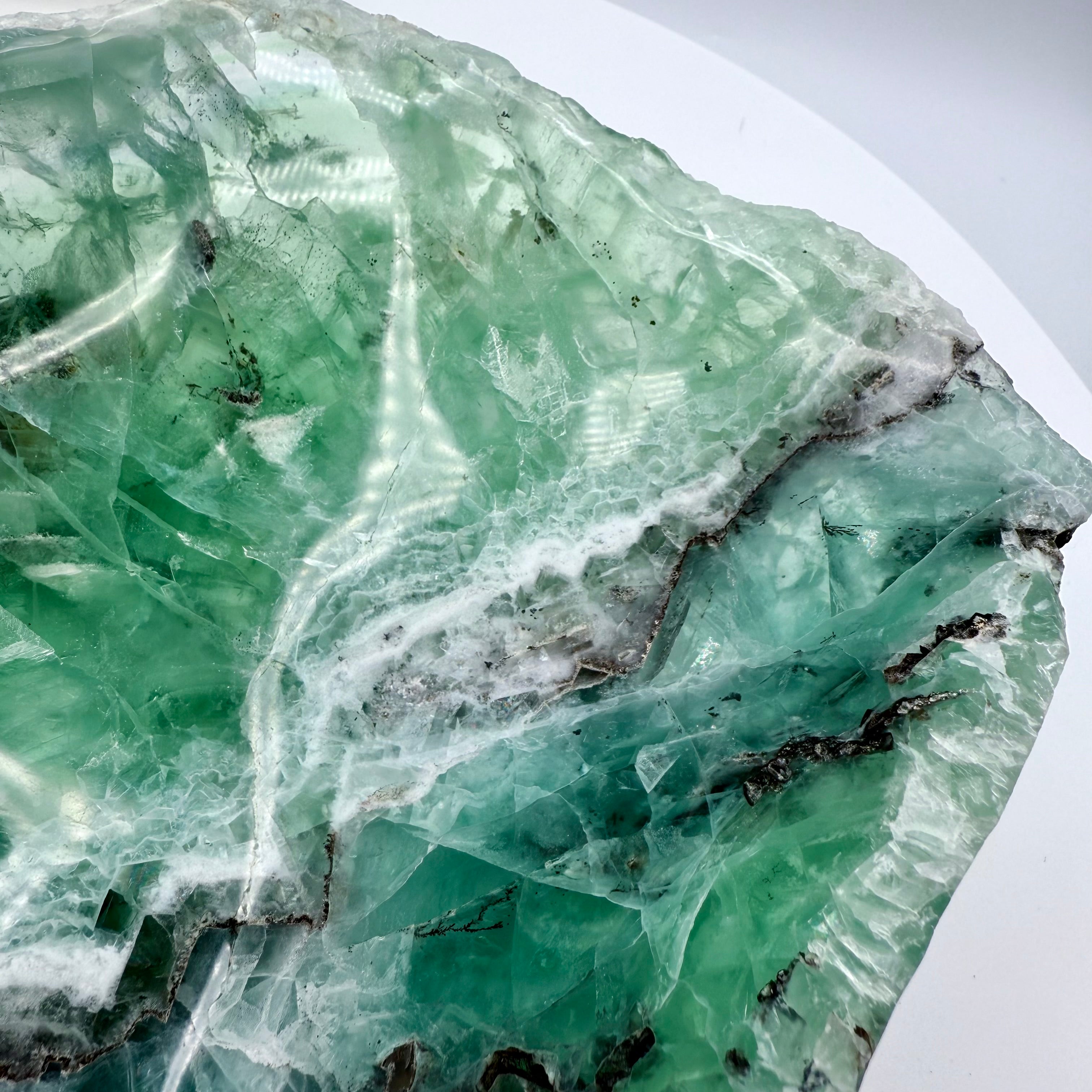 Mexican Fluorite Bowl 24.4 cm wide 7cm Deep