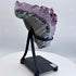 Amethyst Cluster with Gold Rutile Goethite