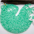 Green Aura Selenite 8mm Bead Strand Round [YH26]