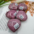 Bubblegum Rhodonite Hearts 90g