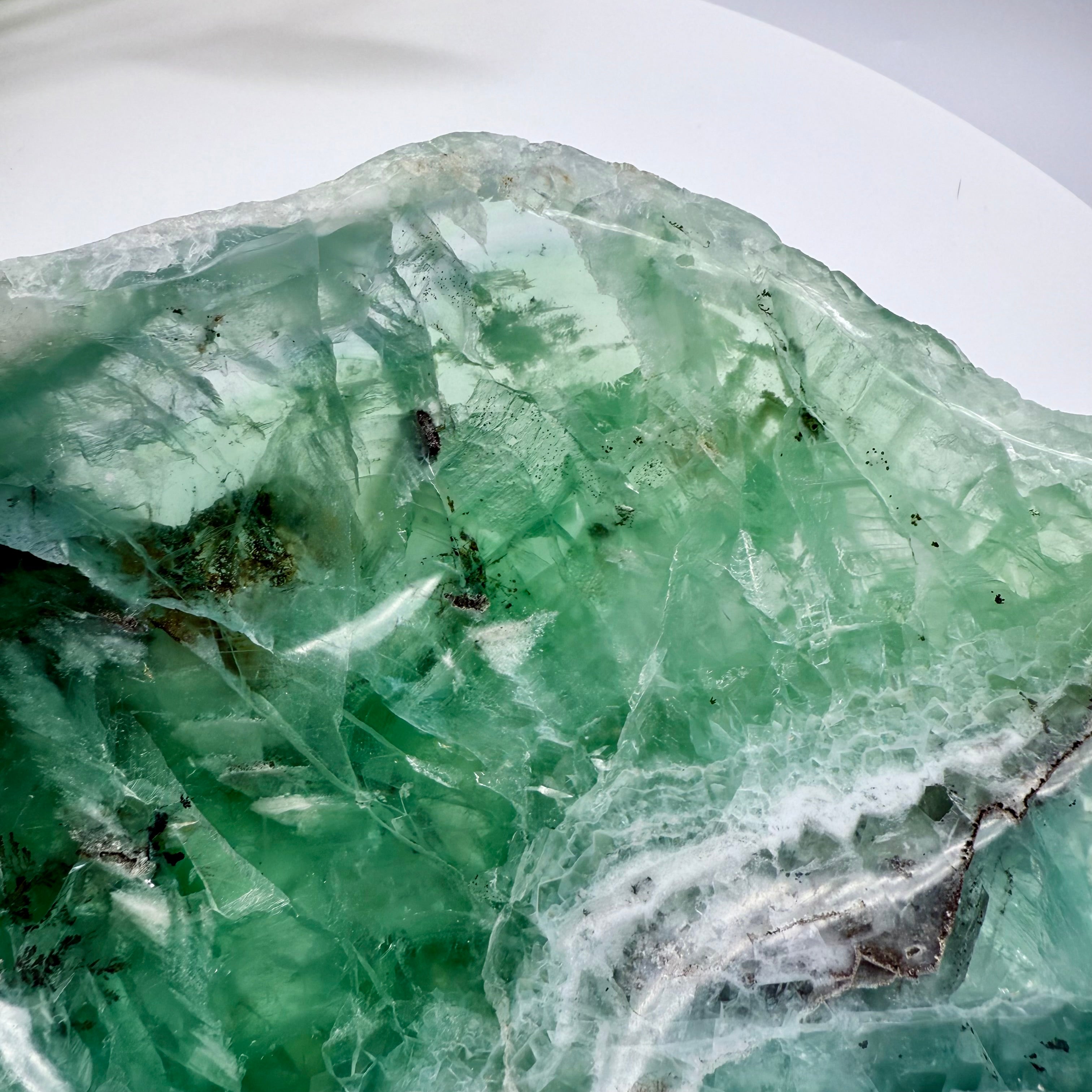 Mexican Fluorite Bowl 24.4 cm wide 7cm Deep