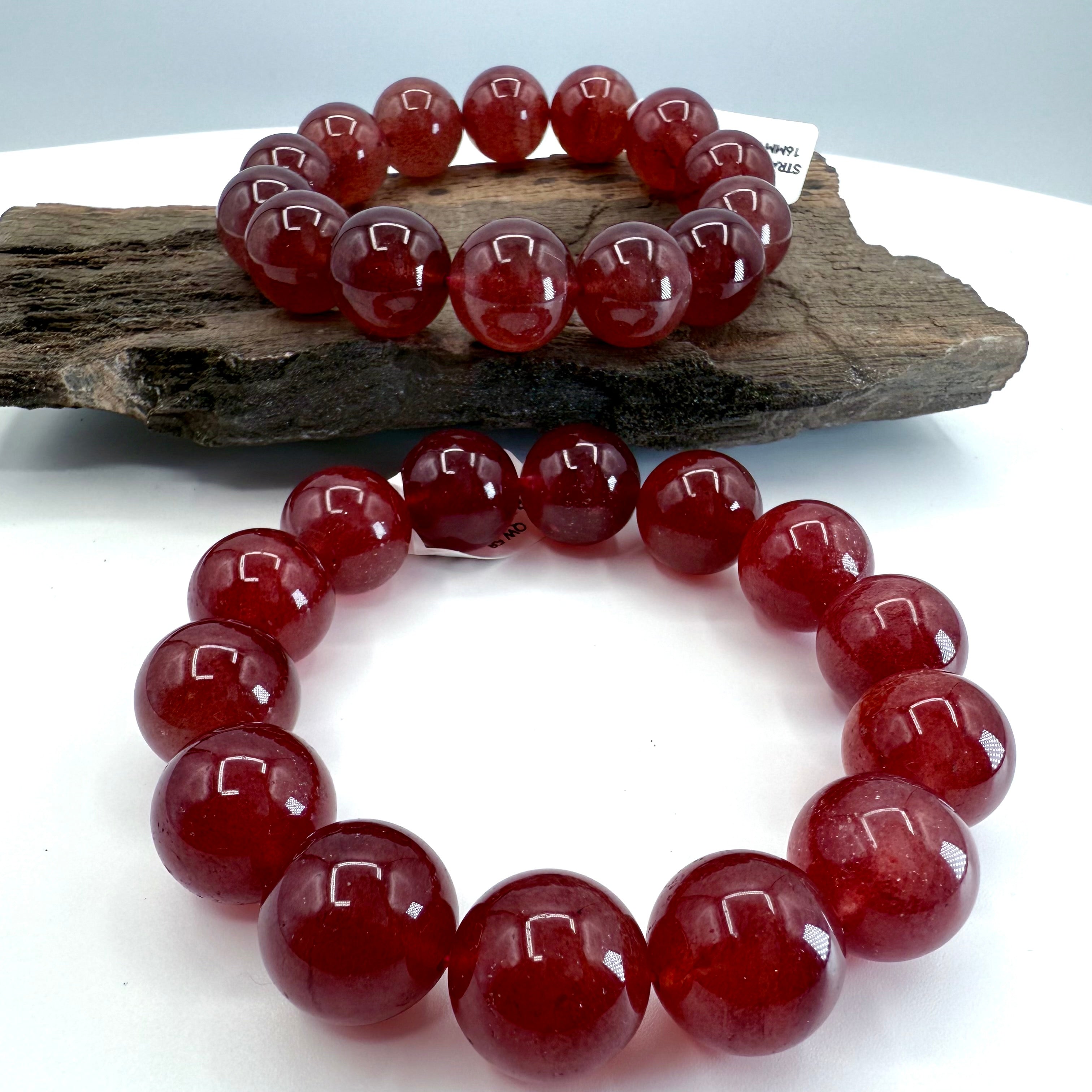 Strawberry Quartz 6mm Bracelet [QW58]