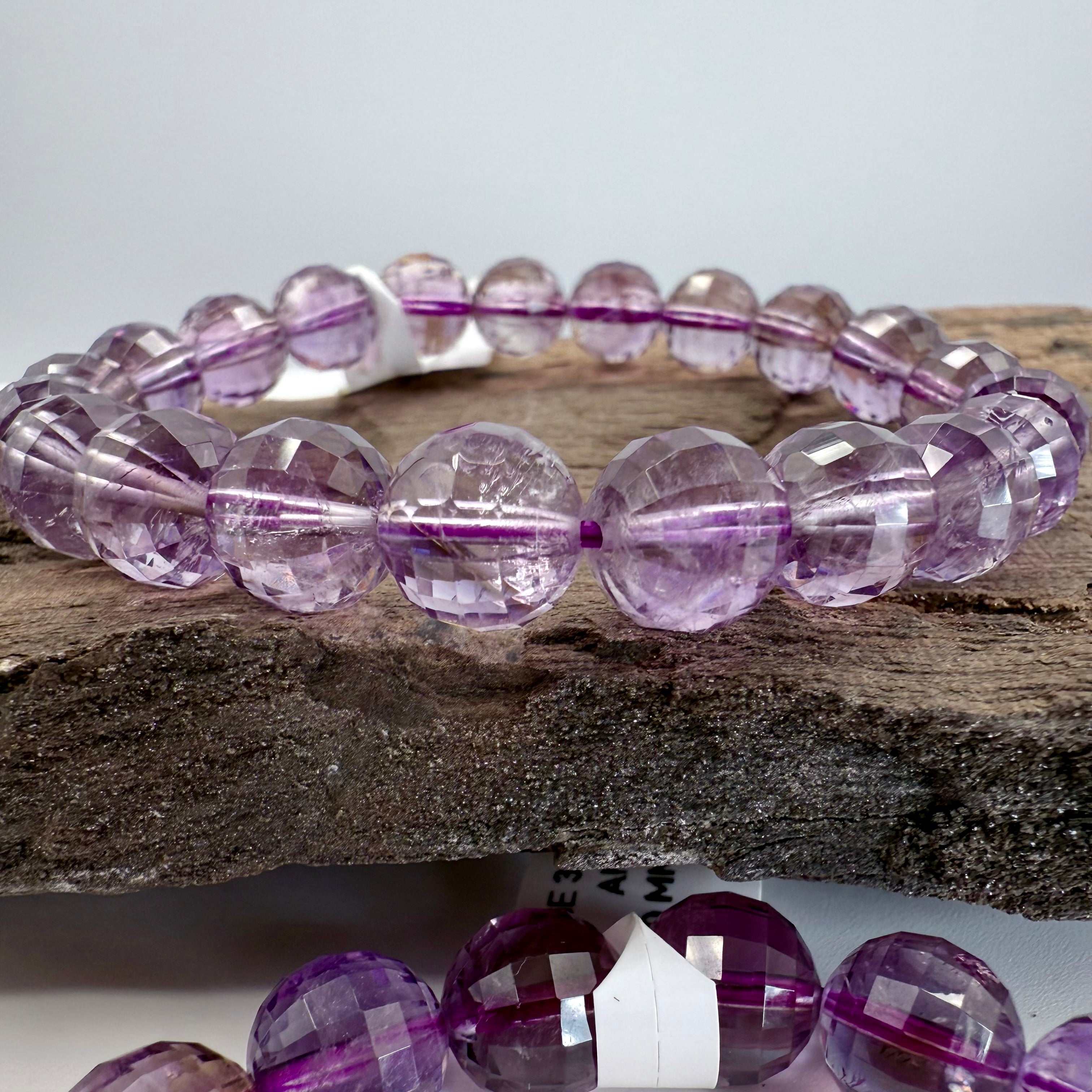Amethyst Faceted 10mm Bracelet [GE36]
