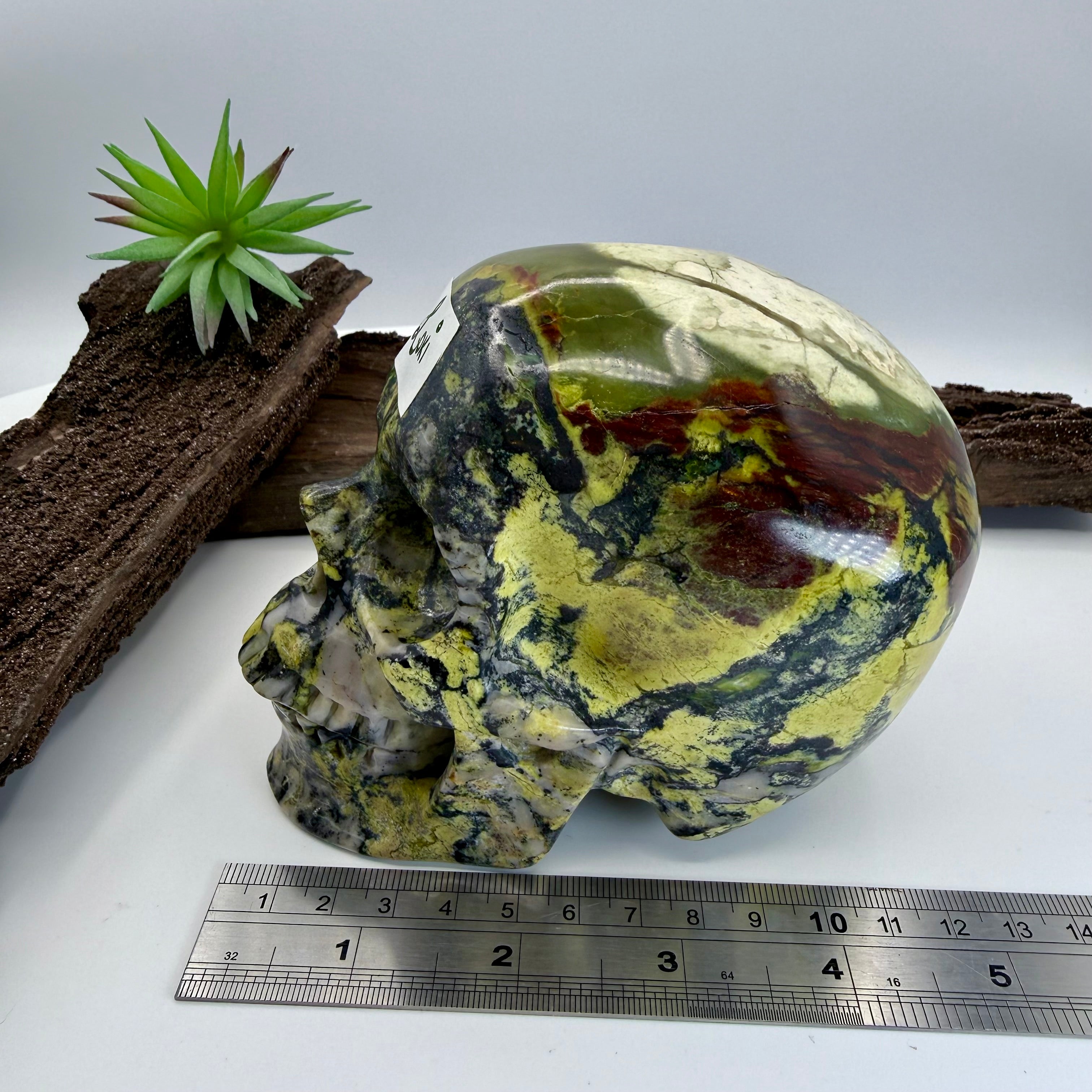 Loki Hiso Jasper 5inch Skull [OC222]