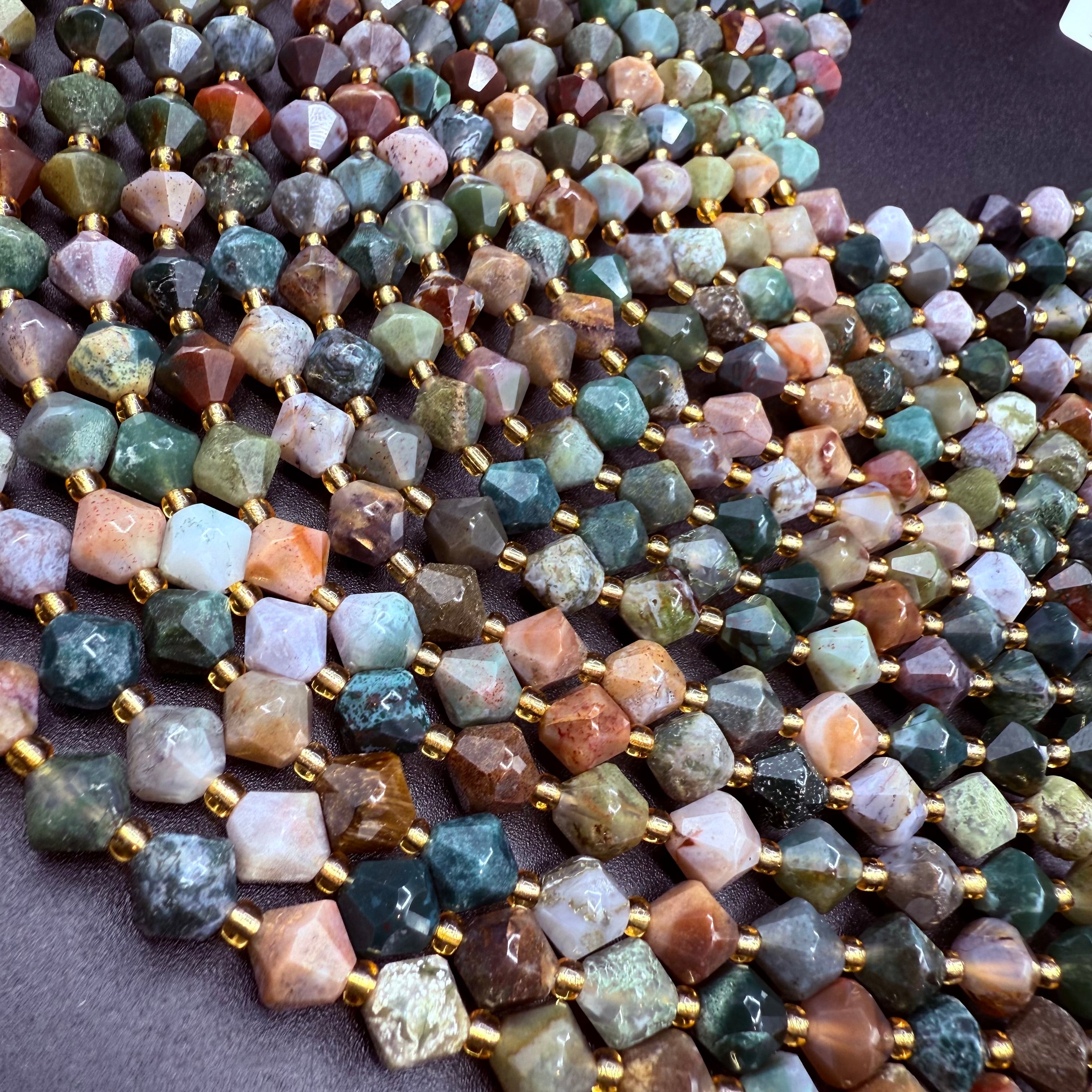 Ocean Jasper Bicone 8mm