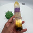 Yellow & Purple Fluorite Towers