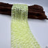 Yellow Selenite Bead Strand 8mm Round [YG26]