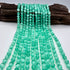 Green Aura Selenite 8mm Bead Strand Round [YH26]