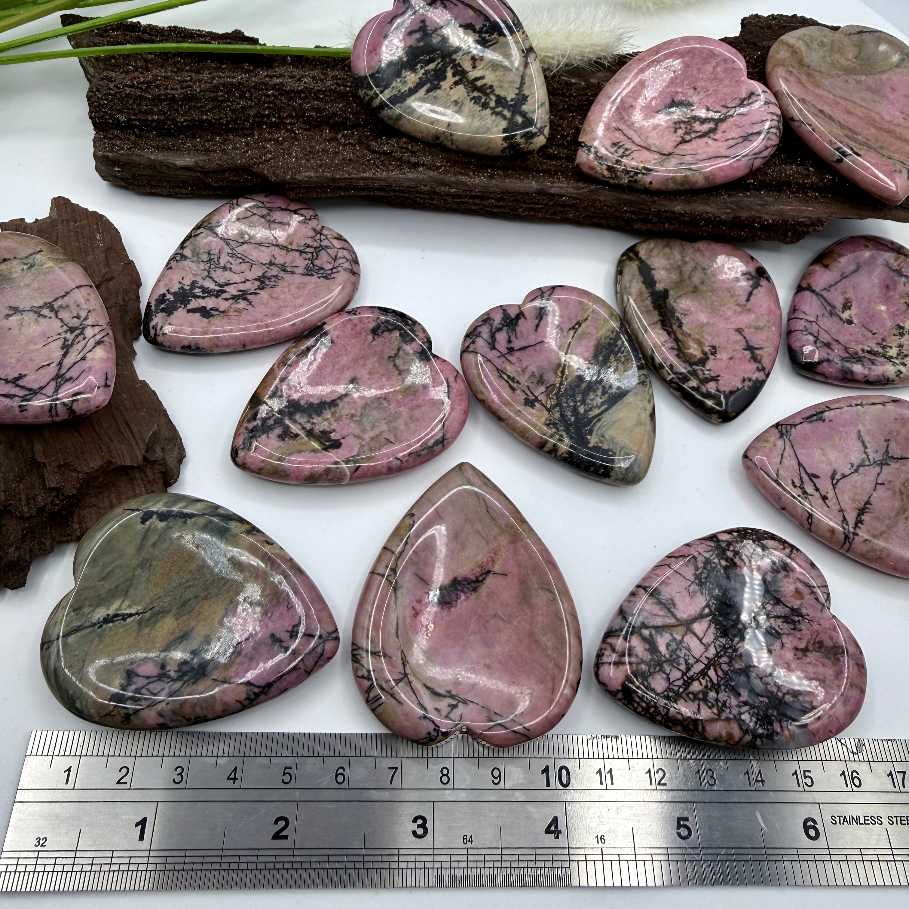 Rhodonite Calming Stones 40g Intuitively Picked