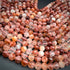 Fire Quartz Round Faceted 8mm