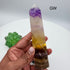 Yellow & Purple Fluorite Towers
