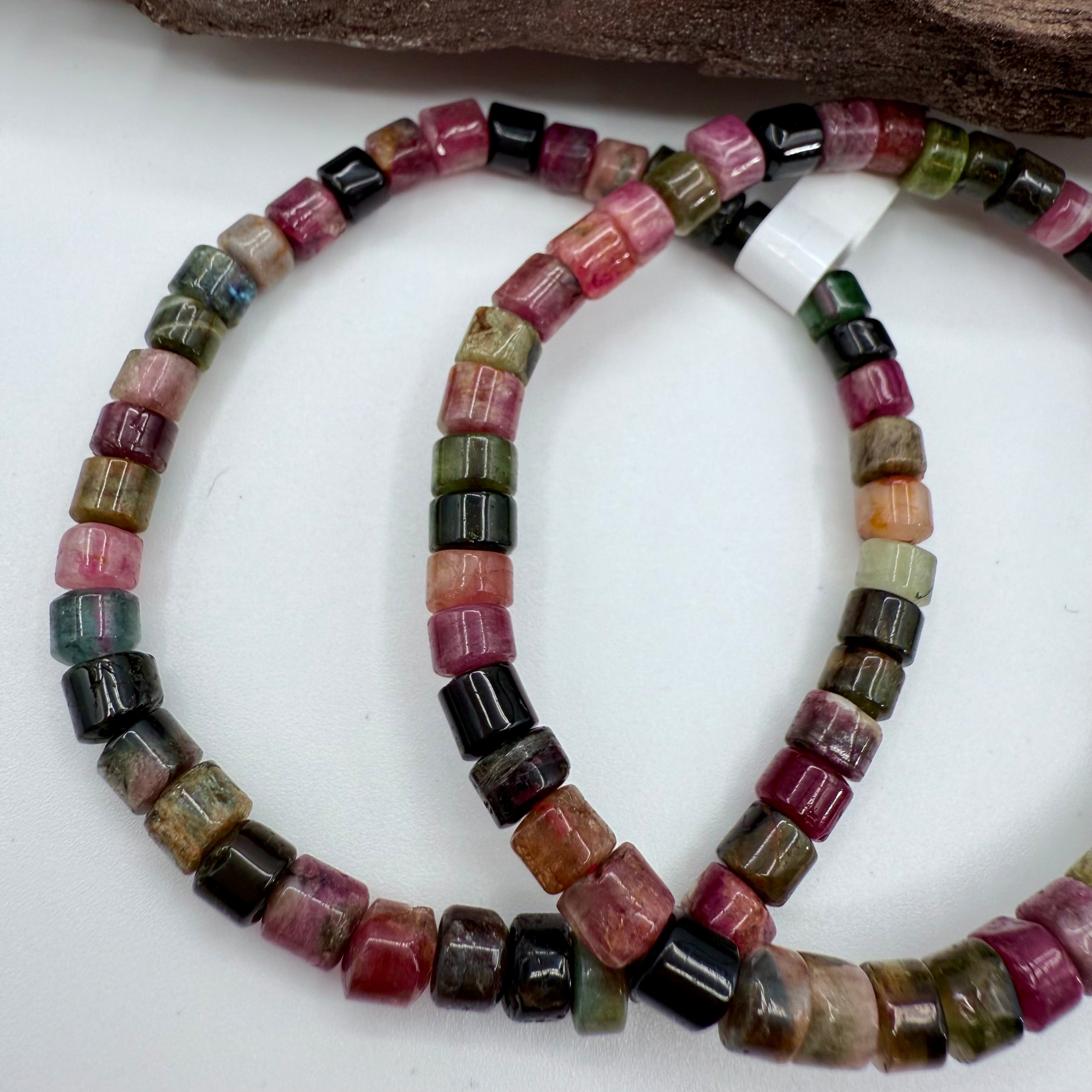 Rainbow Tourmaline 6mm Bracelet [CZ20]