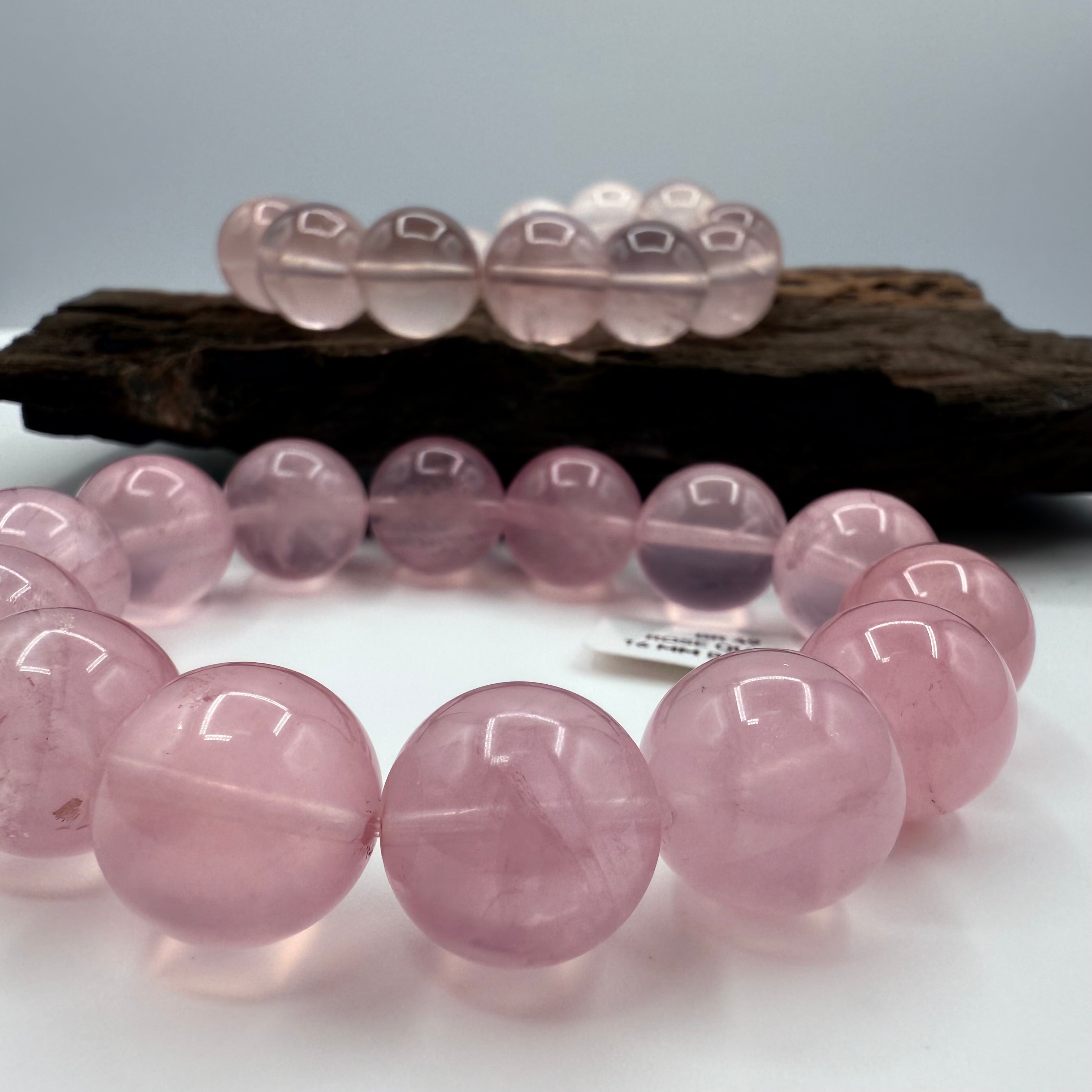Rose Quartz 16mm Bracelet [BR49]
