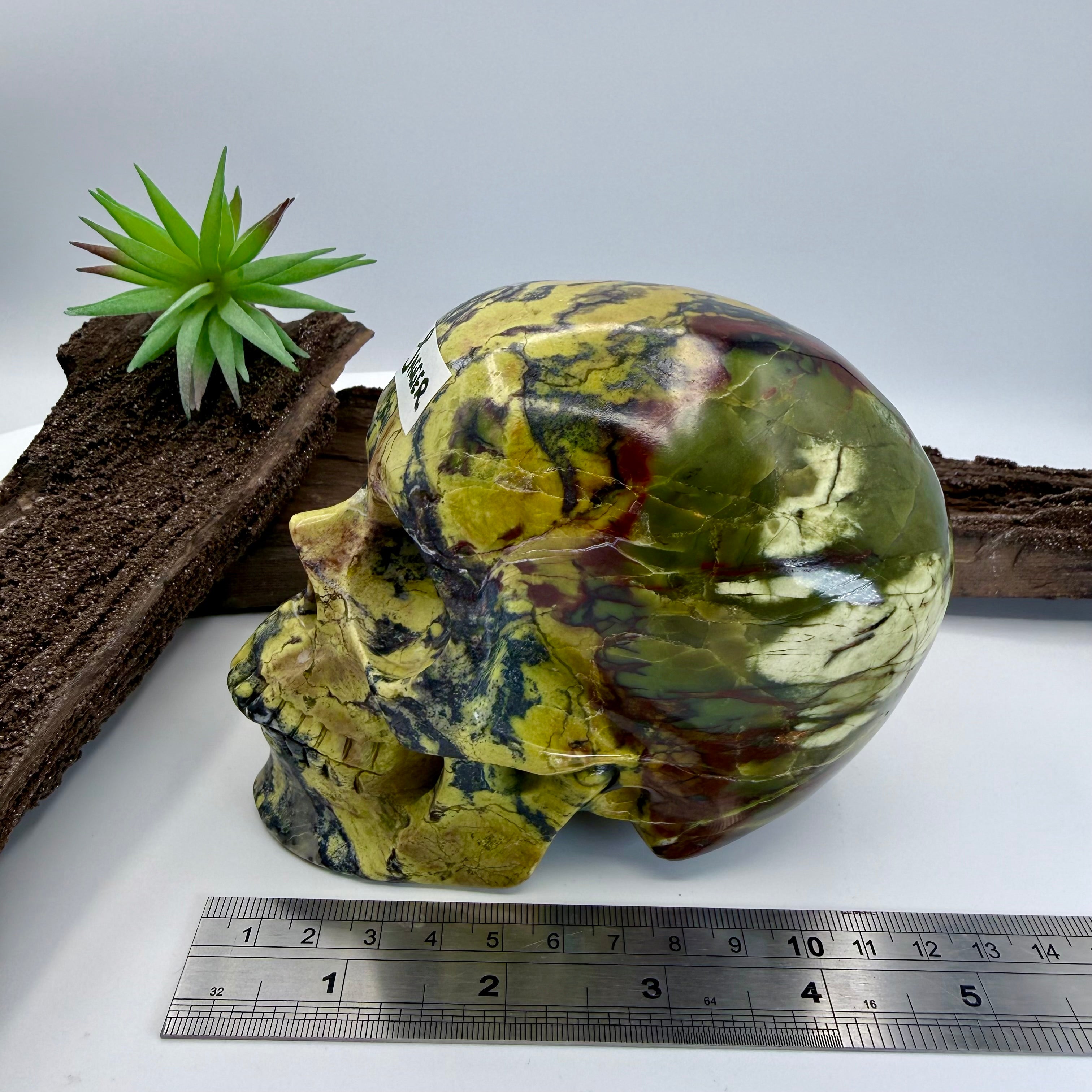 Jagger Hiso Jasper 5 inch Skull