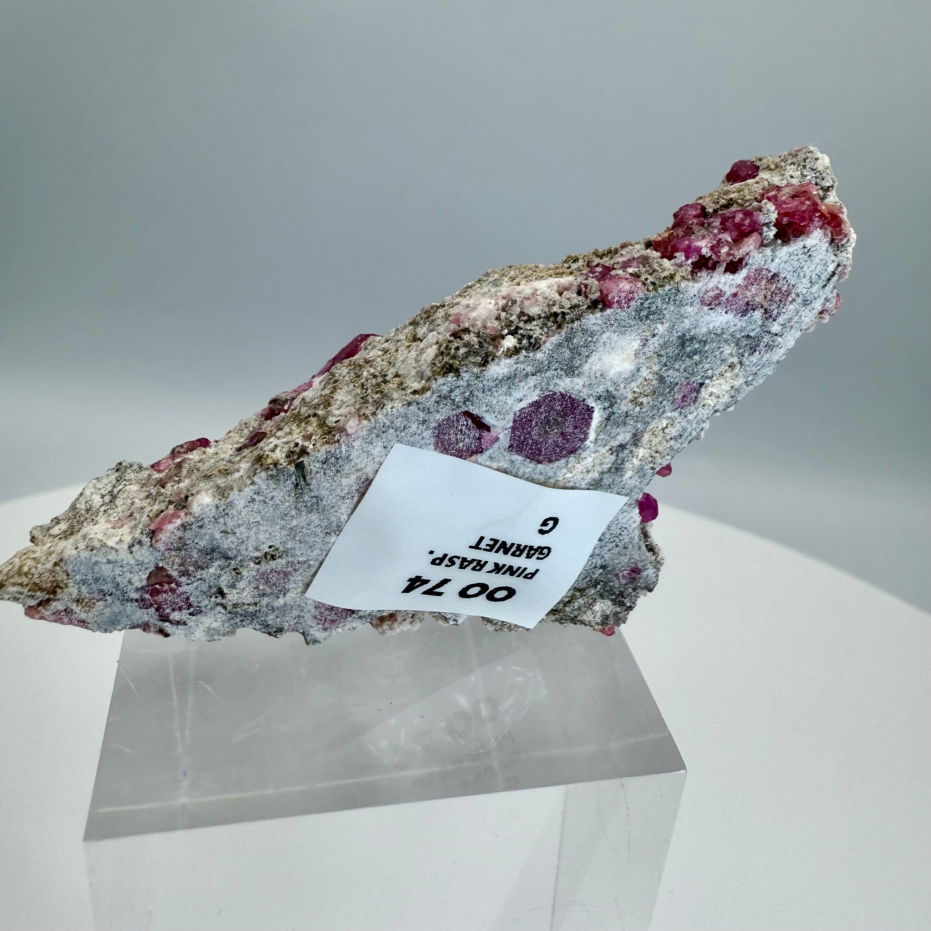 Raspberry Grossular Garnet 7cmx5.5cmx4.5cm