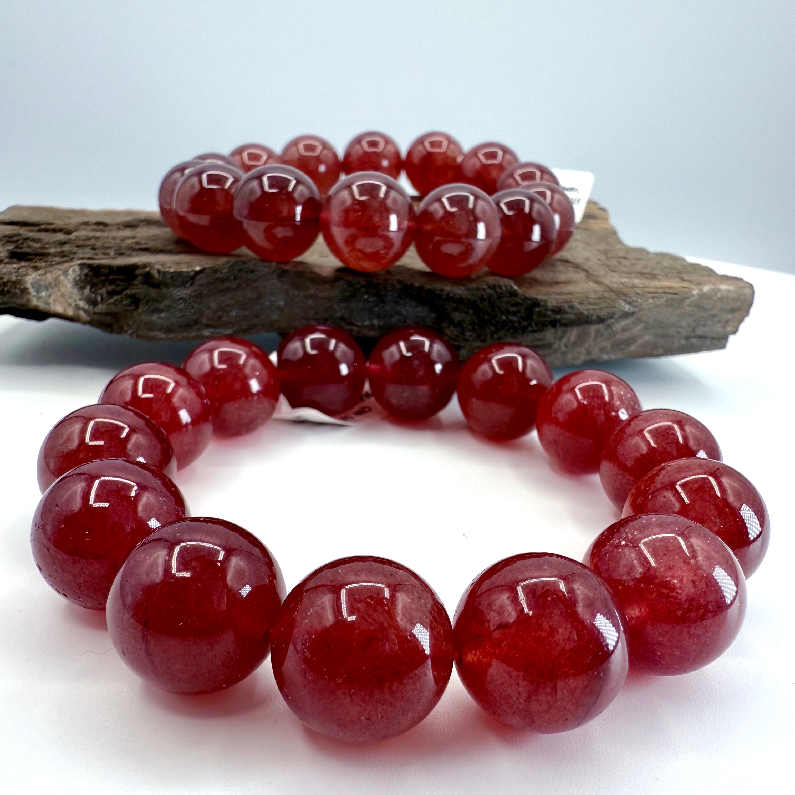 Strawberry Quartz 6mm Bracelet [QW58]