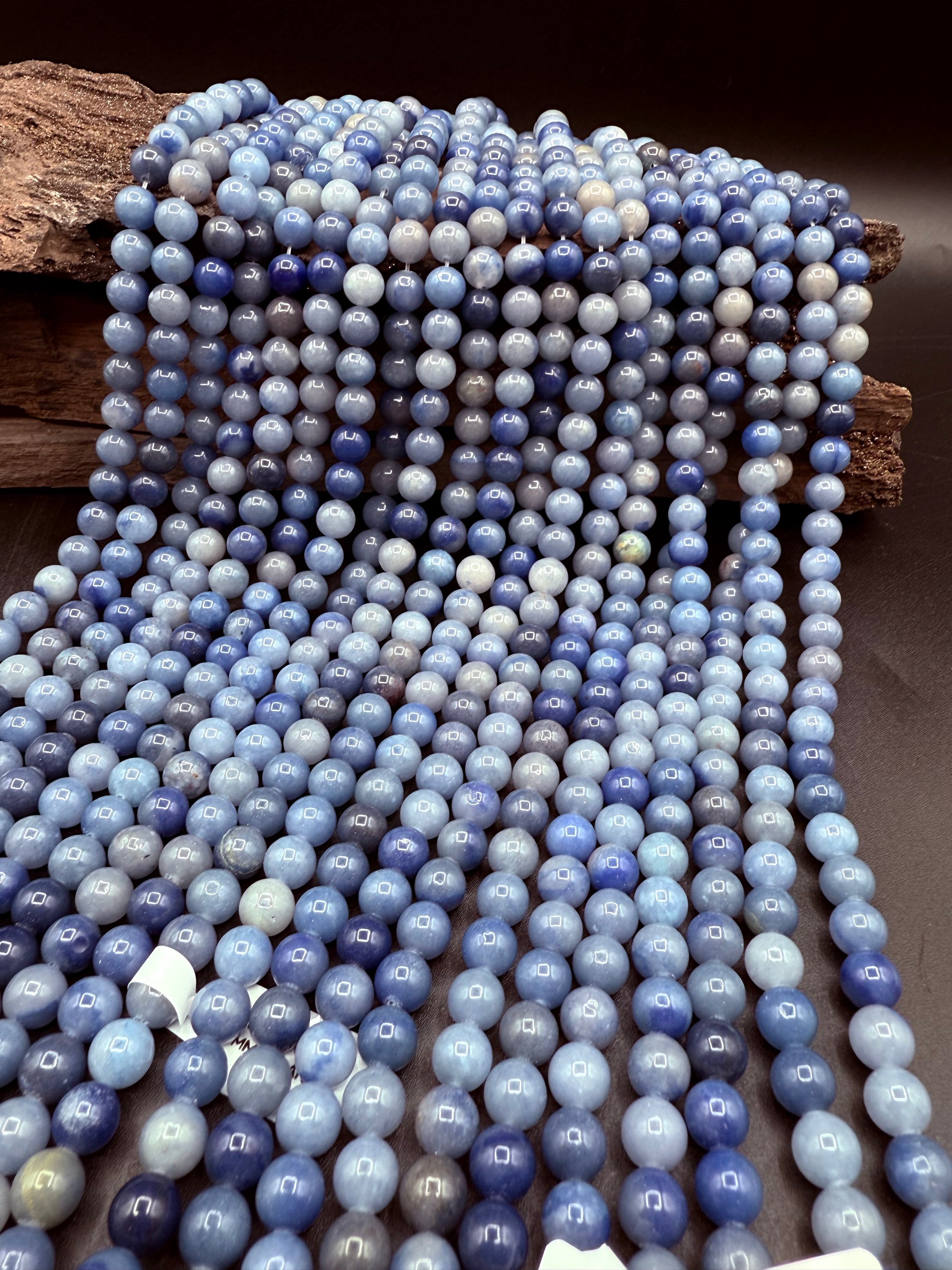 Blue Aventurine 8MM Bead Strand