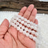 White Selenite 8mm Bead Strand