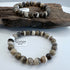 Polish Flintstone 8mm Bracelet [AS39]