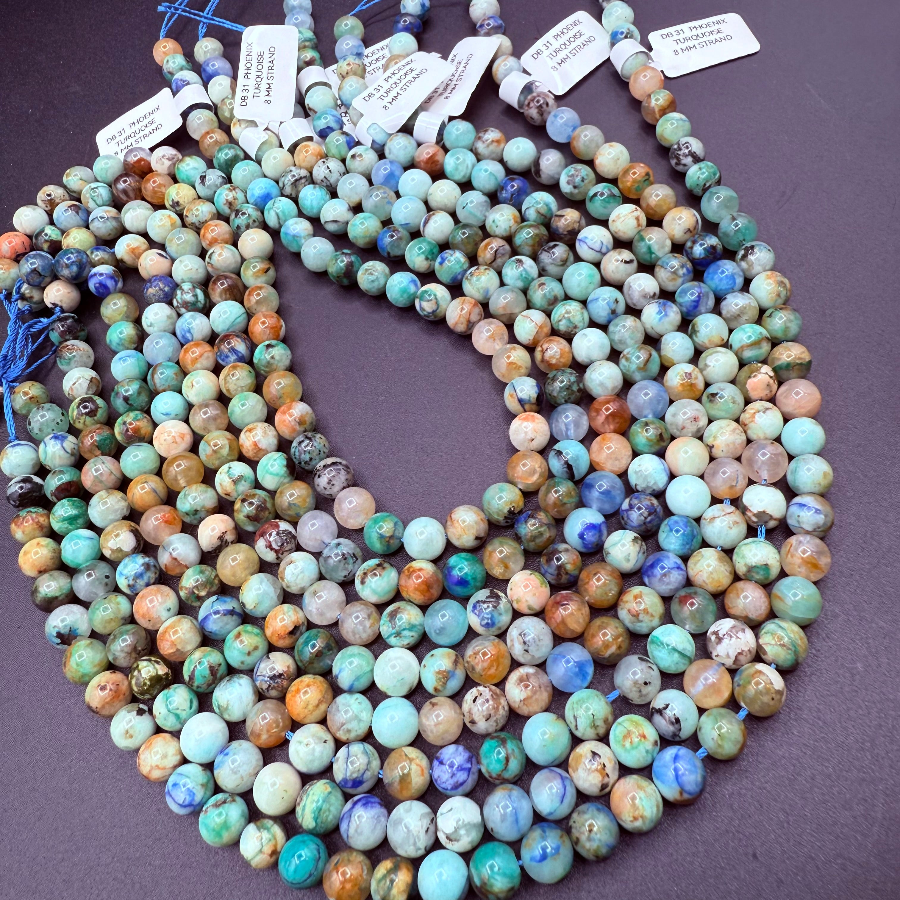 Phoenix Turquoise 8mm