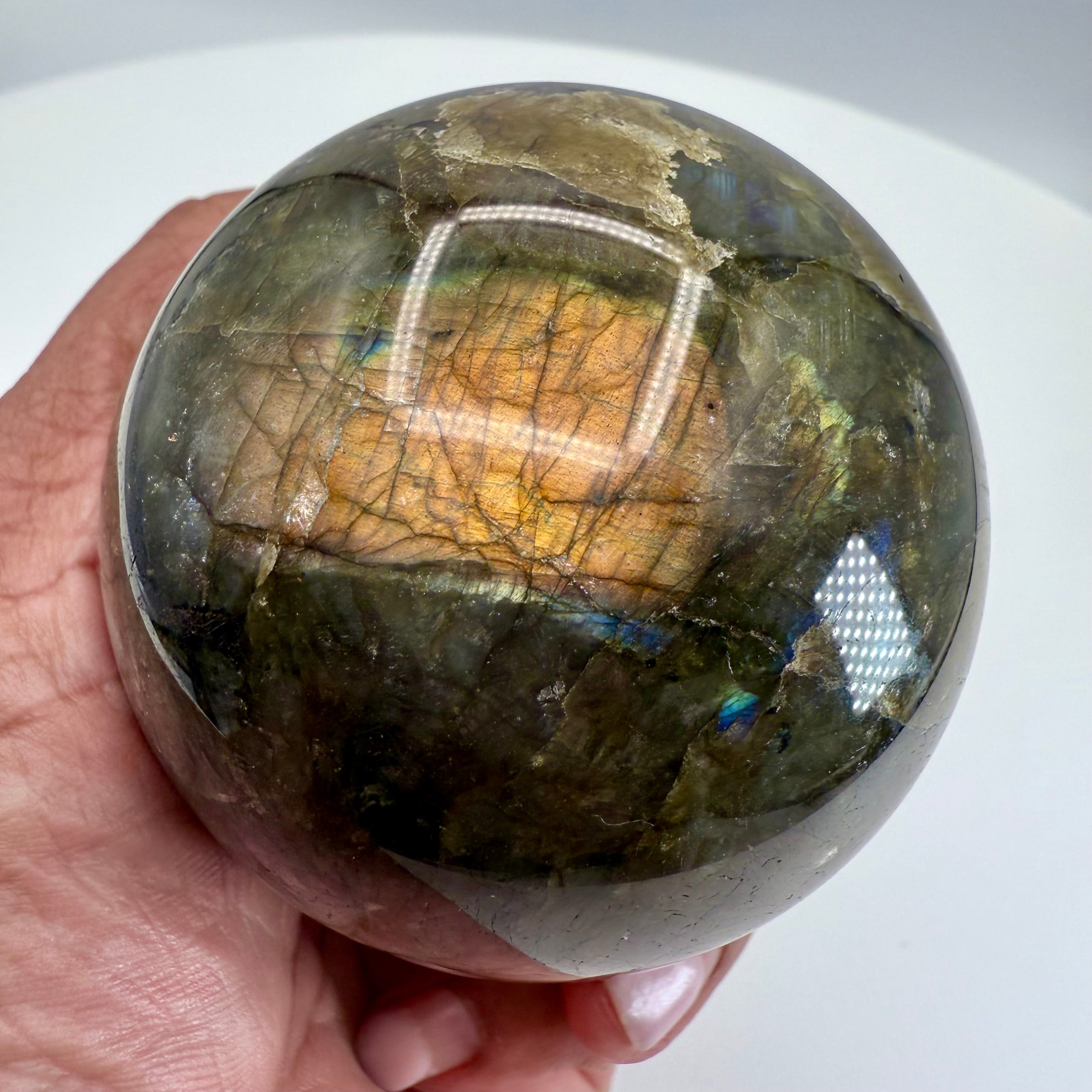 Labradorite Sphere 68mm