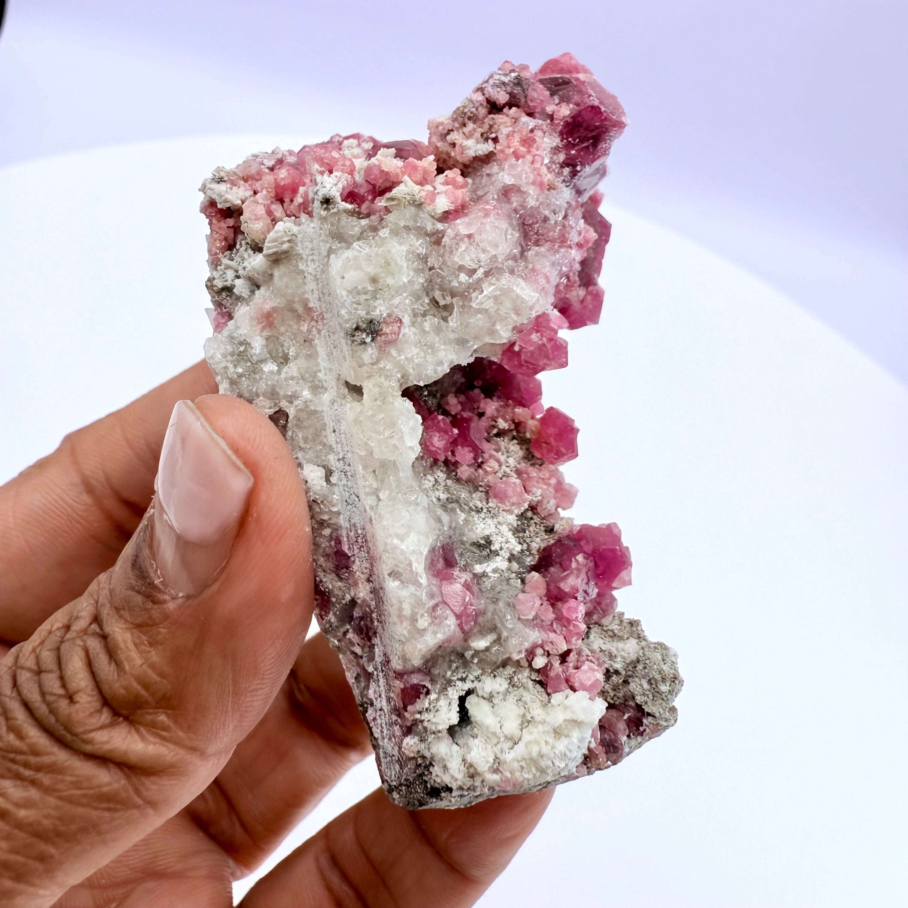 Raspberry Grossular Garnet 6cmx3cm