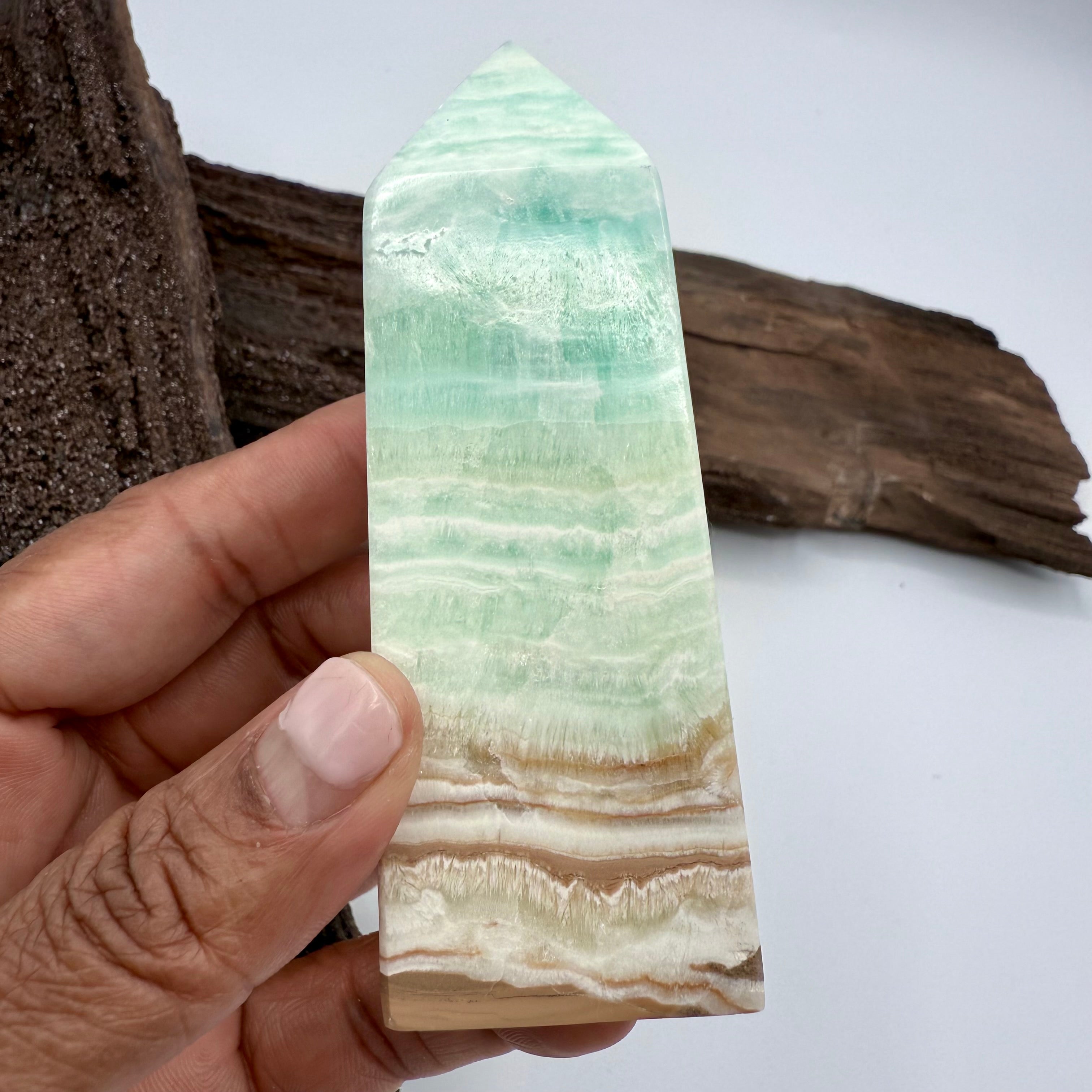 Carribean Calcite Tower - 4inch