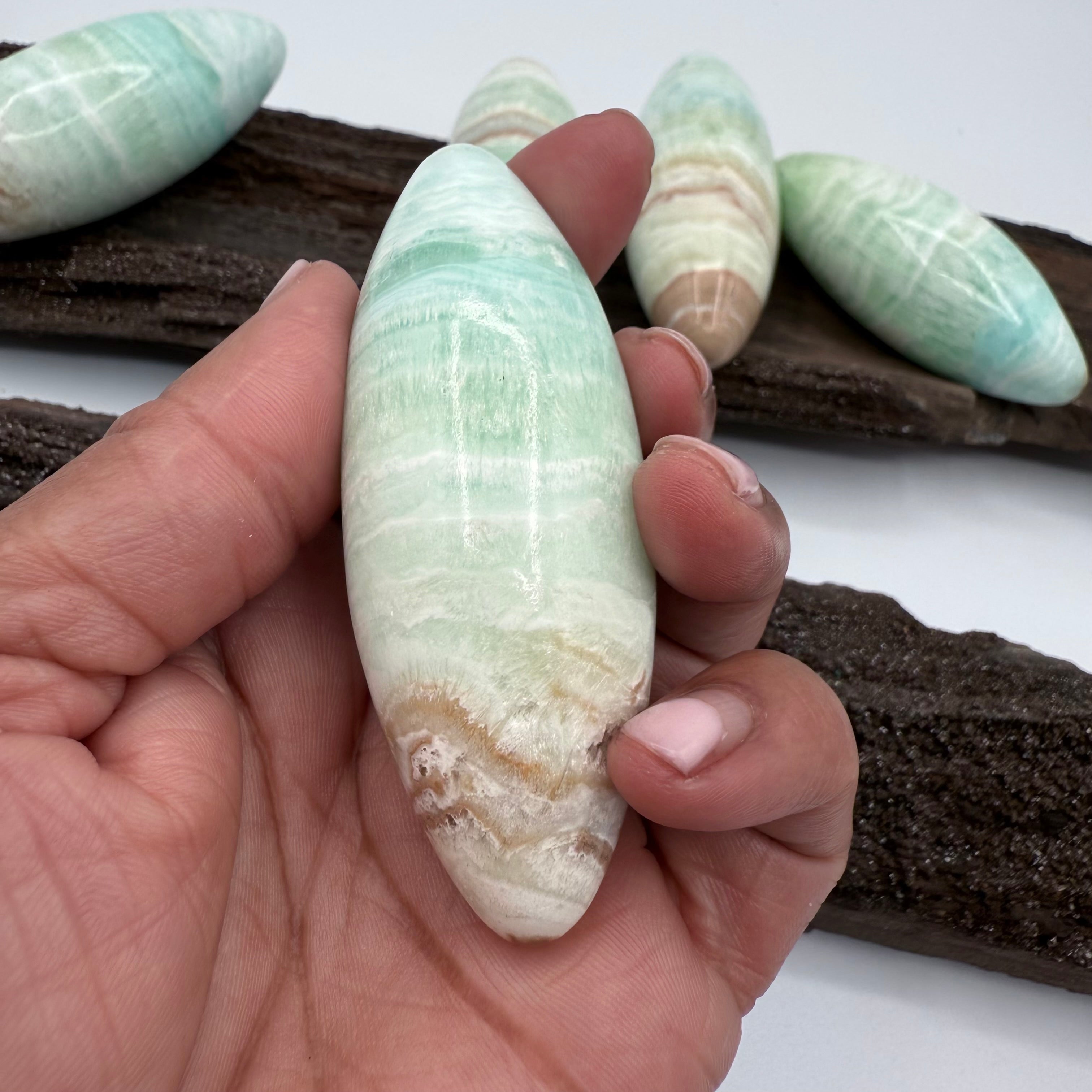 Caribbean Calcite Shiva Lingum