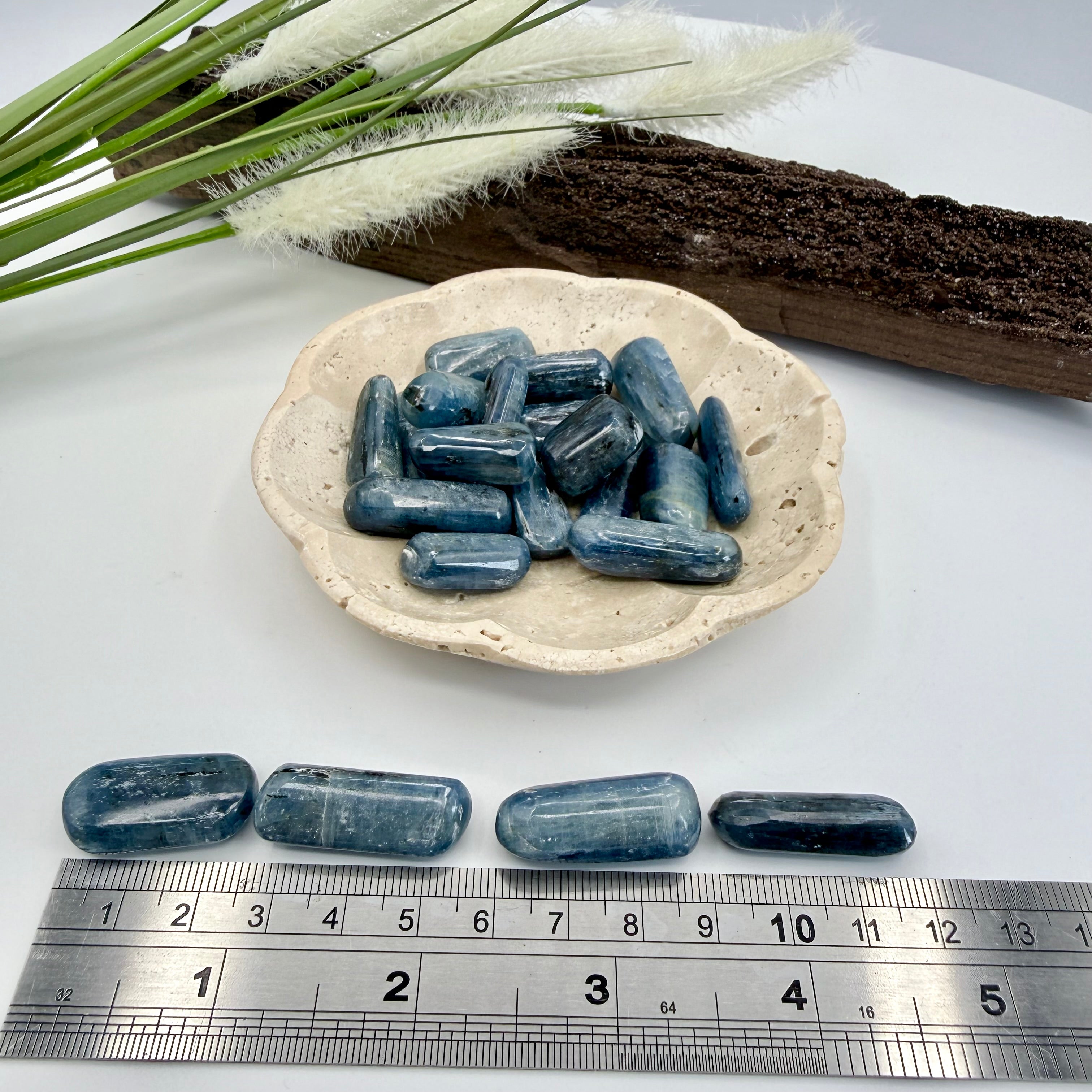 Chromium Blue Kyanite Hand Polished Freeform