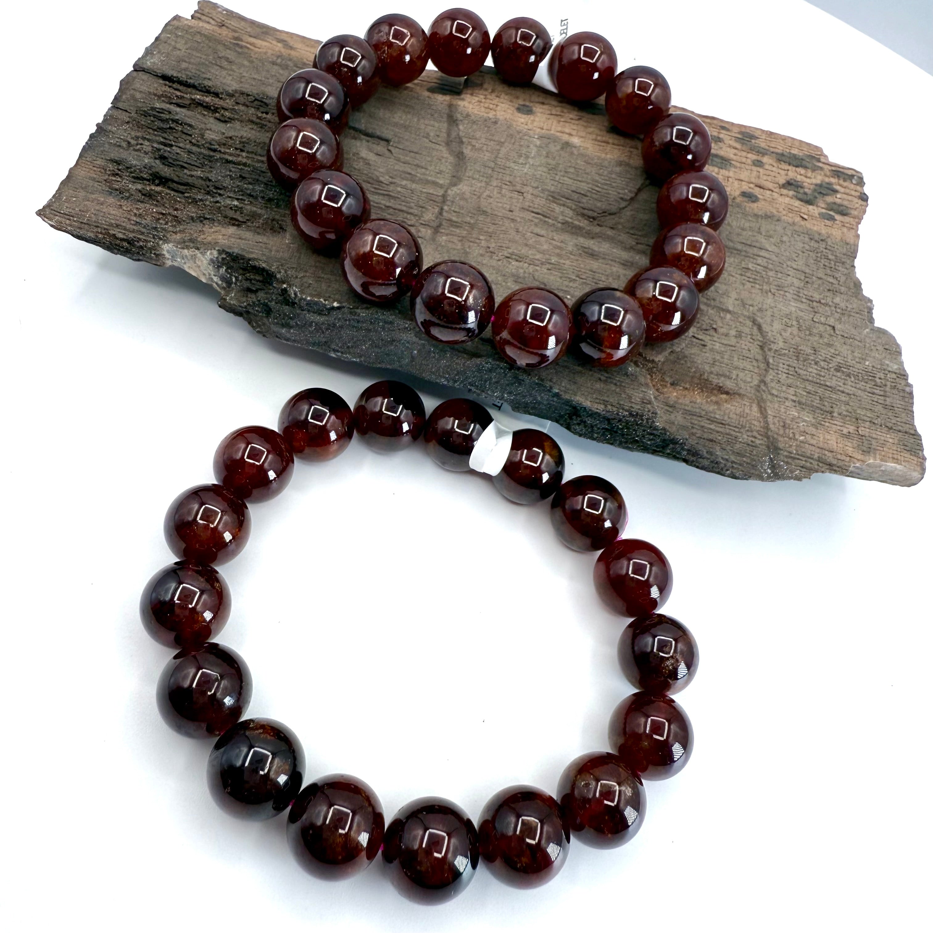 Garnet 13mm Bracelet [LV34]
