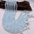 Sky Blue Selenite Strand 8mm Round [FM26]