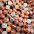 Fire Quartz Round Faceted 8mm
