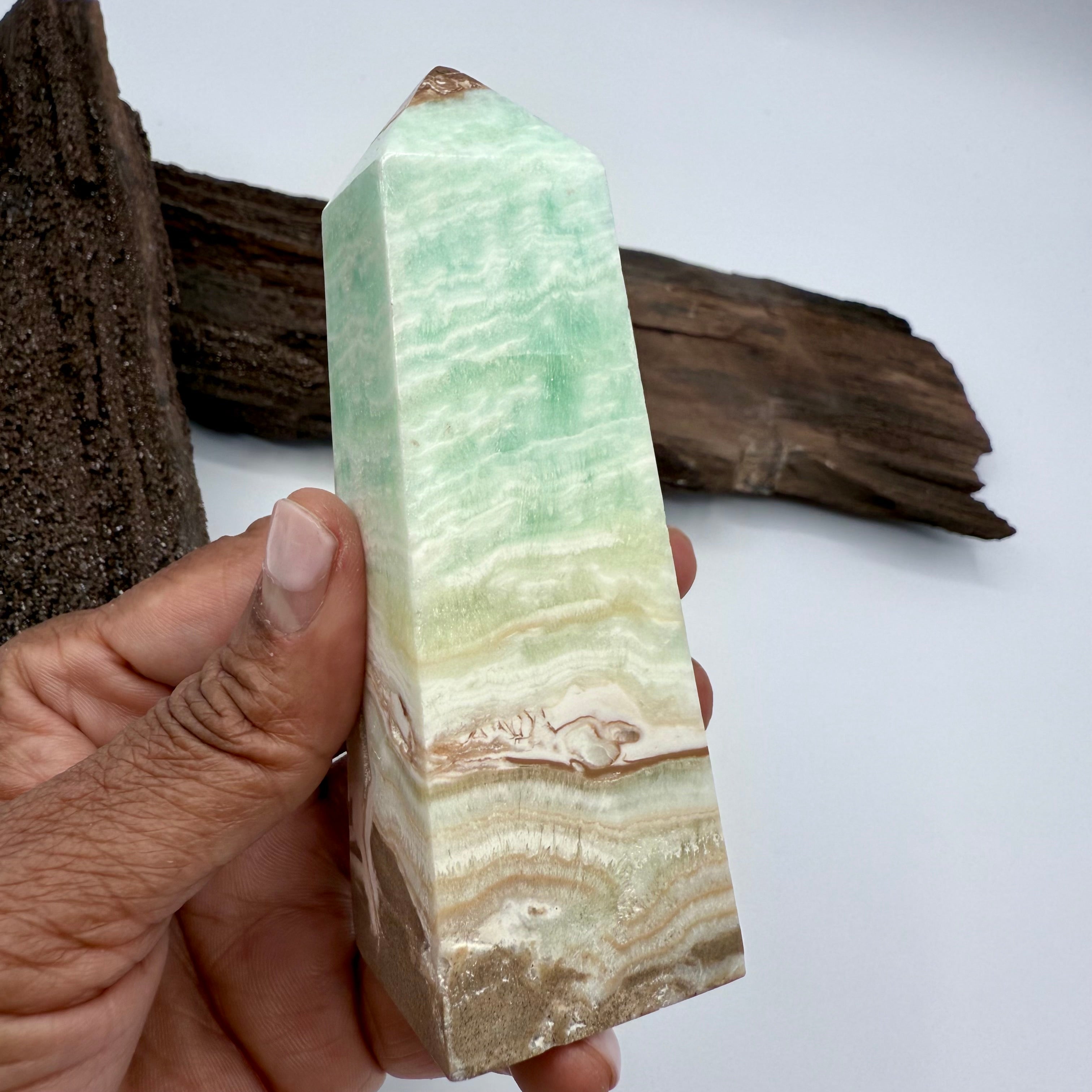 Carribean Calcite Tower - 4.5inch