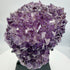 Amethyst Cluster with Gold Rutile Goethite