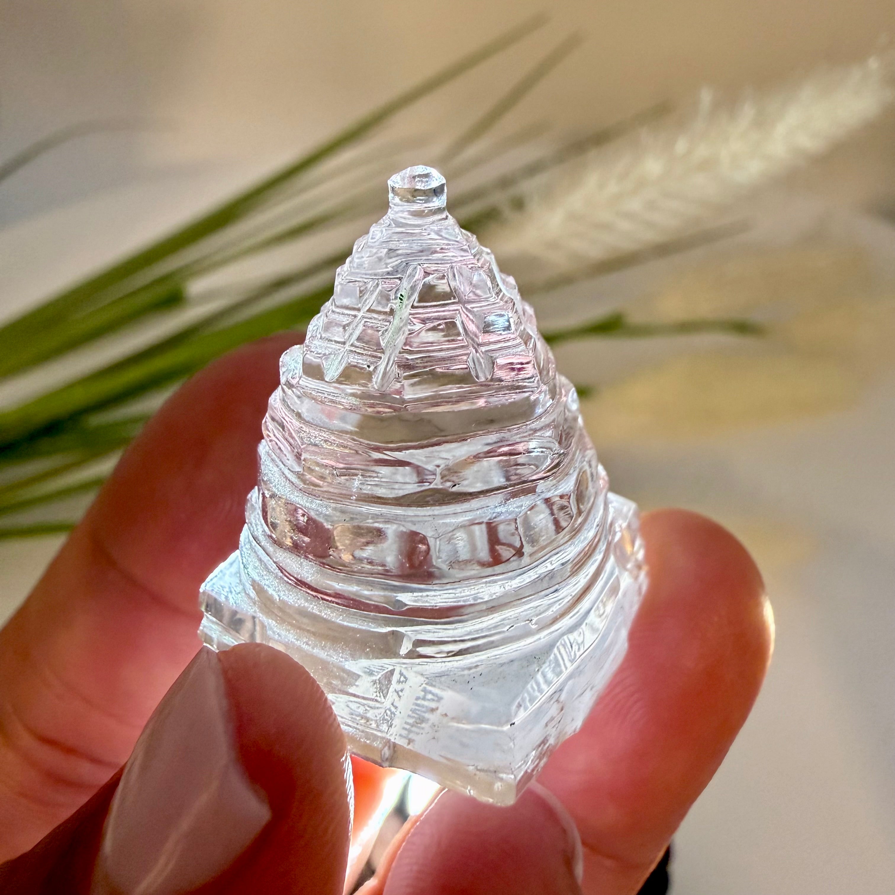 Himalayan Quartz Shree Yantra 2cmx3cm | 20g