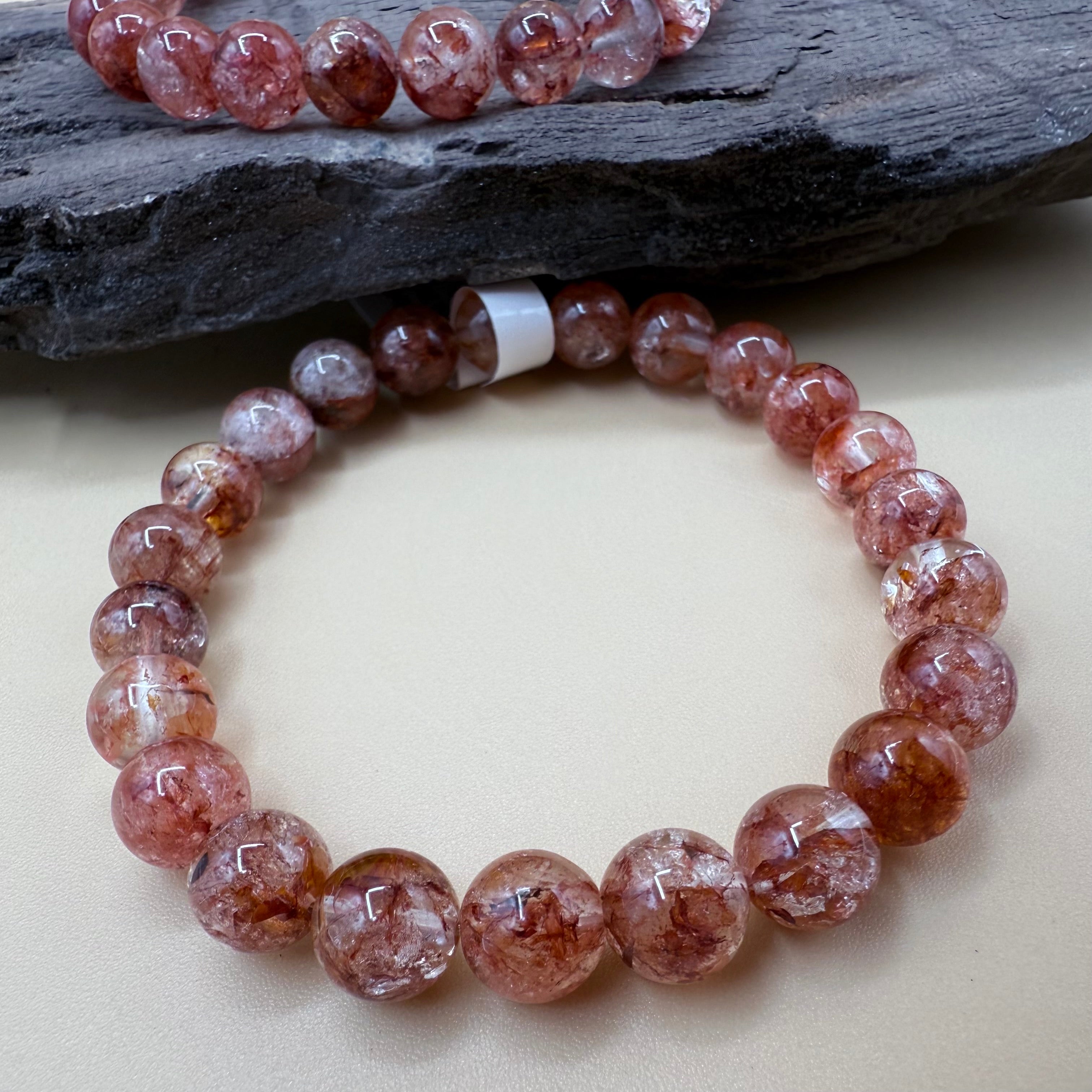 Fire Quartz Bracelet - 8mm