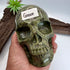 Groot Dentritic Australian Green Opal Skull 5inch  [KE175]
