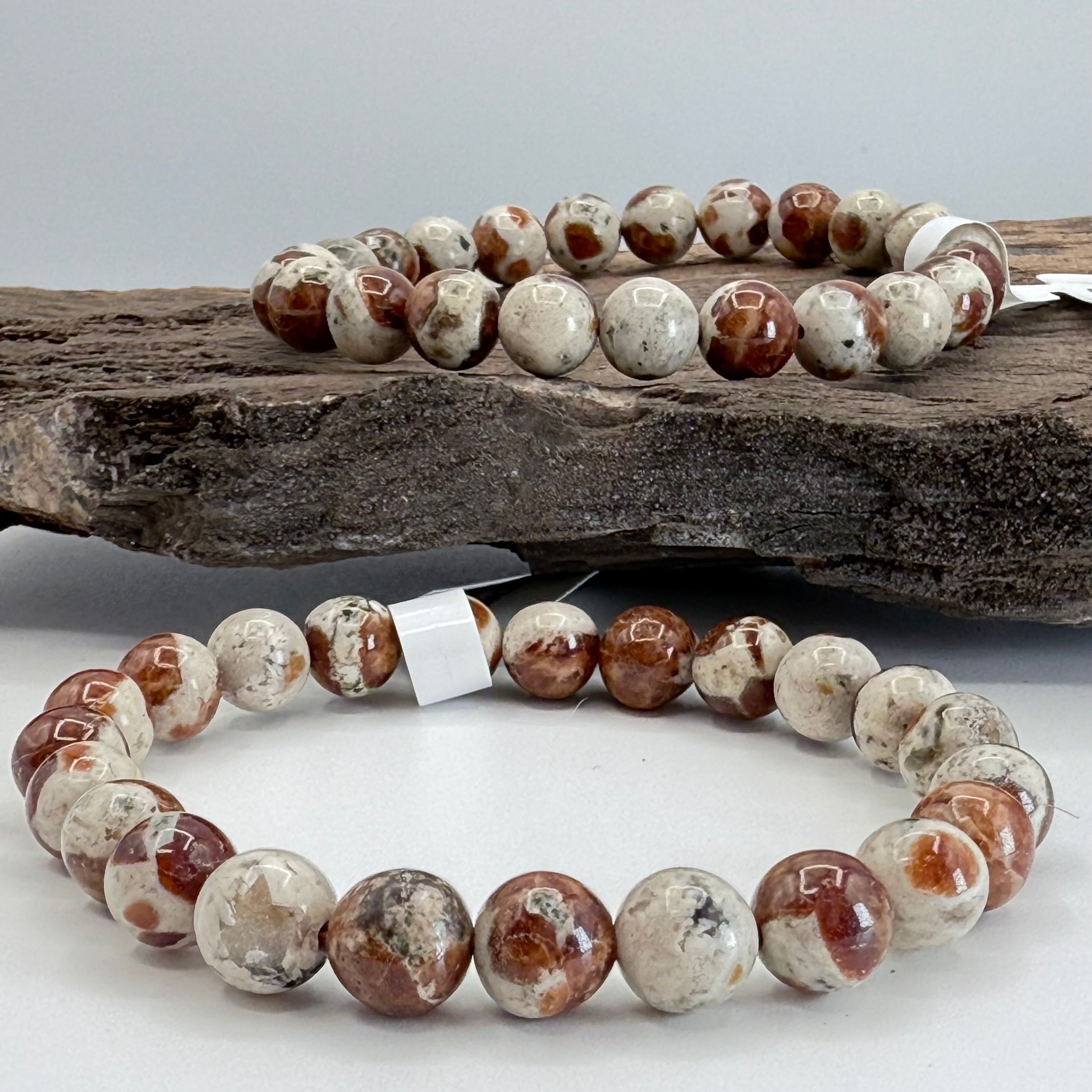 Garnet Wollastonite 8mm Bracelet [AY33]